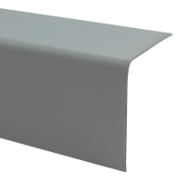 FPO (PP) Kantenprofil 5/5 cm 88° Folie: grau, Beschichtung außen