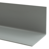 FPO (PP) Kantenprofil 5/5 cm 92° Folie: grau, Beschichtung innen