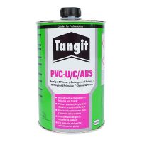 Tangit PVC-U / C Reiniger (1000 ml Dose) zum Reinigen von PVC-Rohren und PVC-Fittings vor der eigentlichen Verklebung. Inhalt: 1000 ml