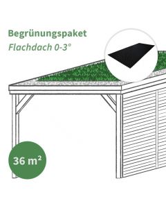 Dachbegrünungspaket Flachdach (36 m²) 