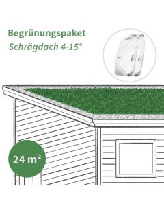 Dachbegrünungspaket Schrägdach (24 m²) 