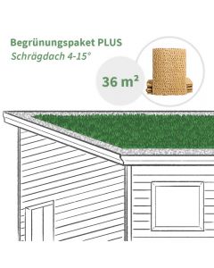 Dachbegrünungspaket Schrägdach PLUS (36 m²) 