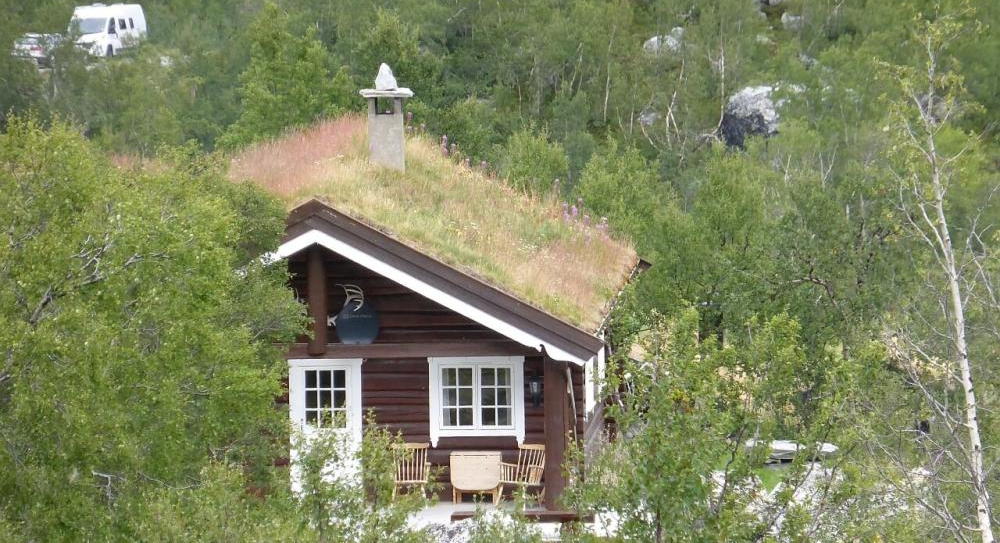 Gründach in Norwegen